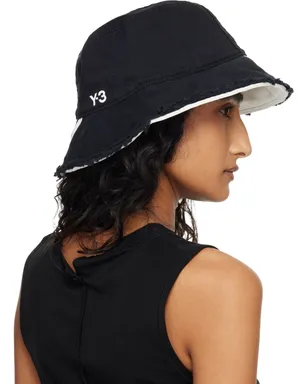 Y-3 ストライプ バケットハット - サムネイル3