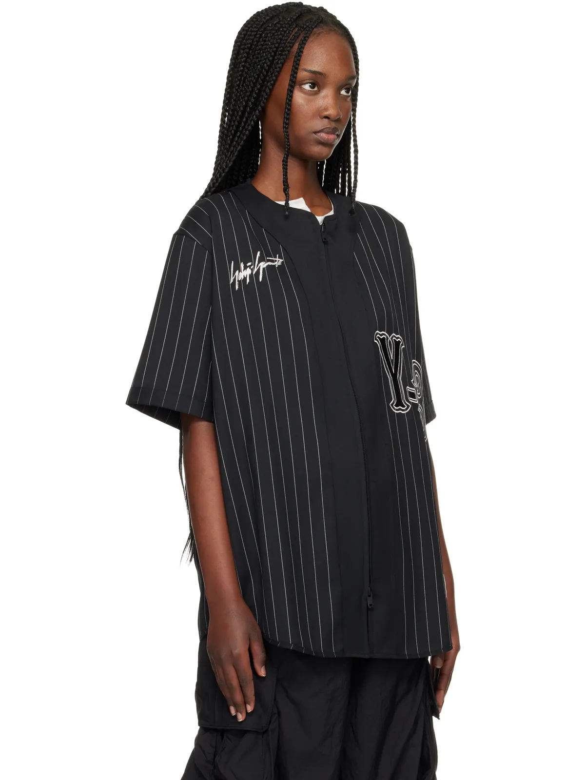 Y-3 'Y-3' Elite 5 ベースボールシャツ - 画像2