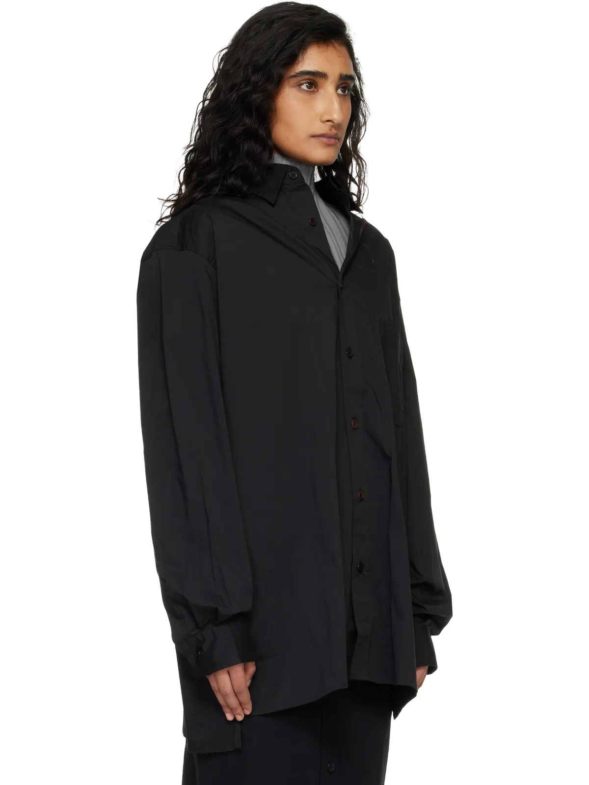 Y-3 コットン 長袖シャツ - 画像2