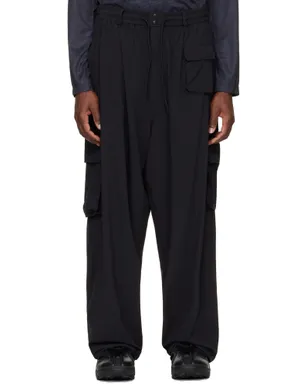 Y-3 ブラック UT ストレート カーゴパンツ - サムネイル1