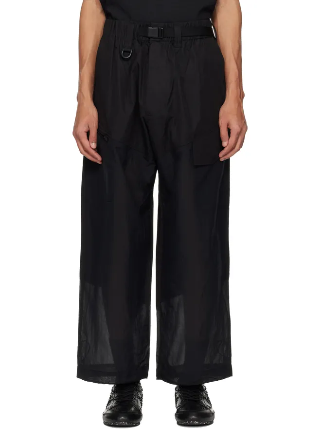 Y-3 Y-3 ブラック UT Straightleg カーゴパンツの商品画像