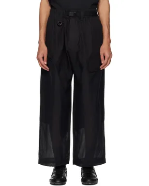 Y-3 ブラック UT Straightleg カーゴパンツ - サムネイル1