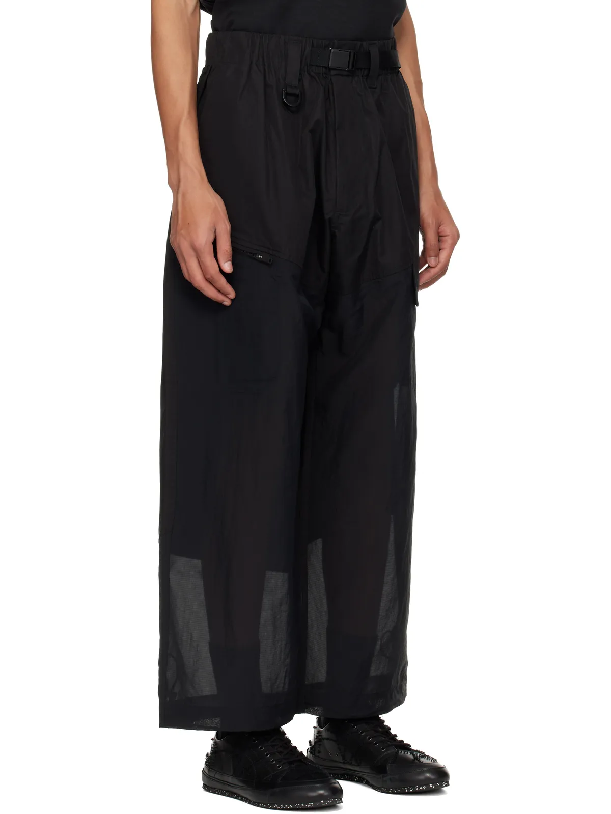 Y-3 ブラック UT Straightleg カーゴパンツ - 画像2