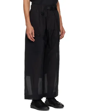 Y-3 ブラック UT Straightleg カーゴパンツ - サムネイル2