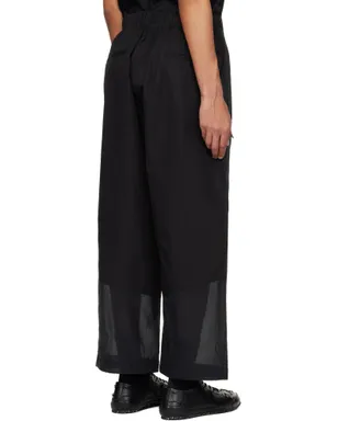 Y-3 ブラック UT Straightleg カーゴパンツ - サムネイル3