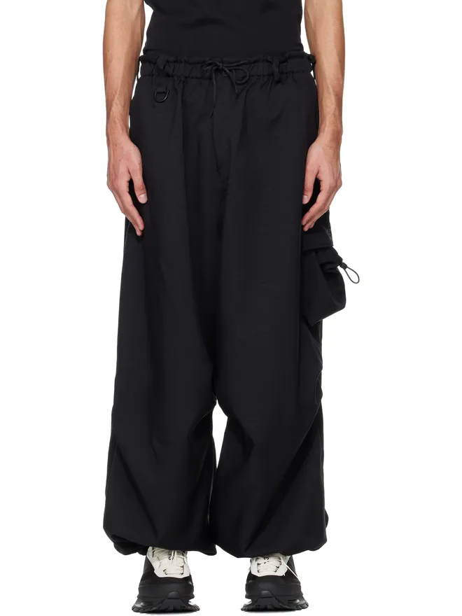Y-3 Y-3 ブラック Sport Uniform ワイド カーゴパンツの商品画像