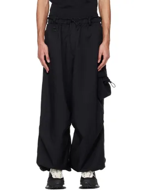 Y-3 ブラック Sport Uniform ワイド カーゴパンツ - サムネイル1