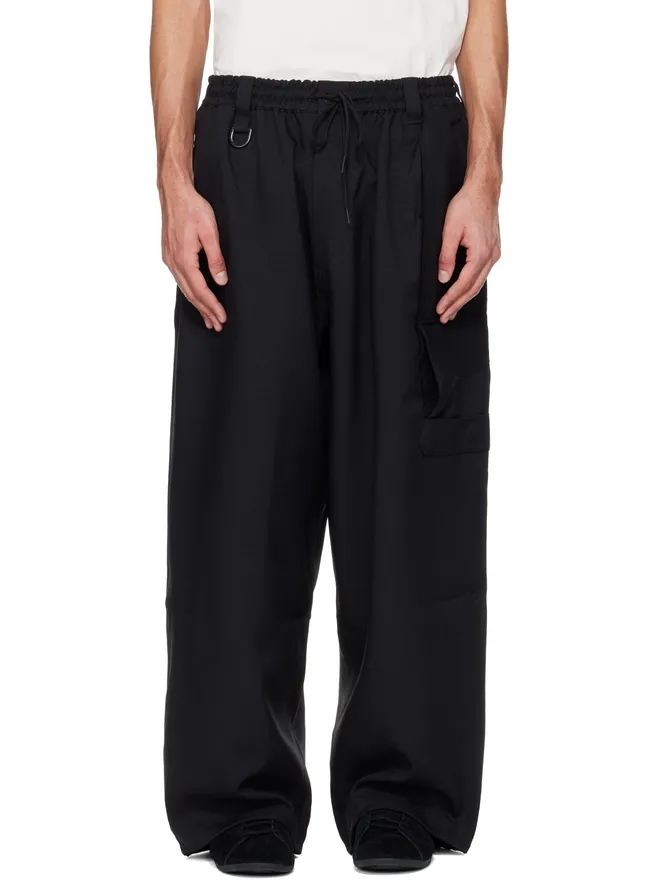 Y-3 Y-3 ブラック Sport Uniform ストレート カーゴパンツの商品画像
