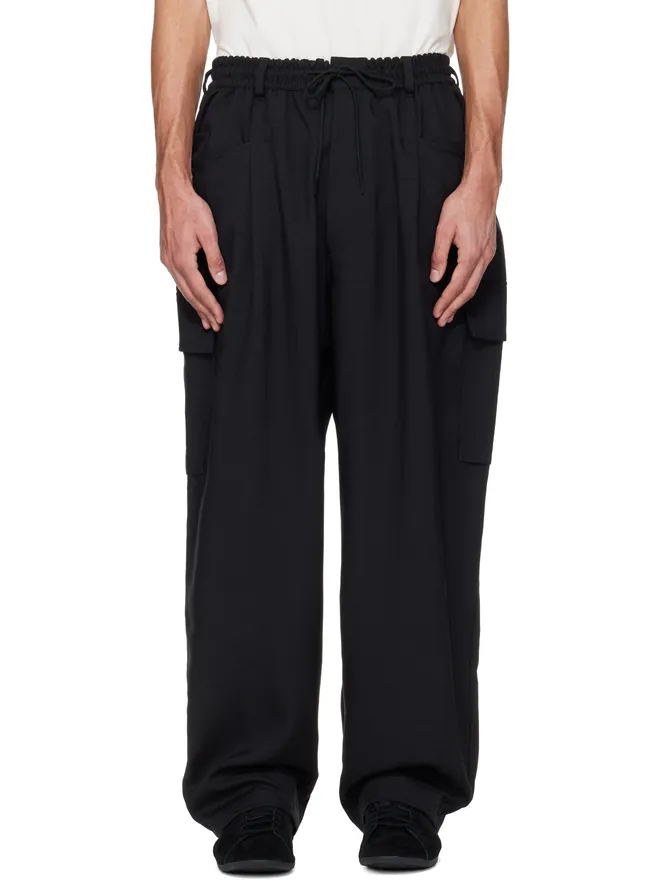 Y-3 Y-3 ブラック Sport Uniform UT ストレートレッグ カーゴパンツの商品画像