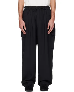 Y-3 ブラック Sport Uniform UT ストレートレッグ カーゴパンツ - サムネイル1