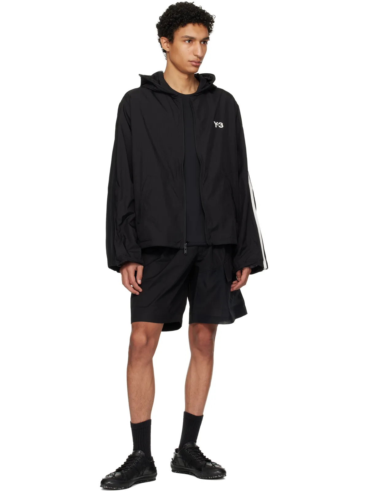 Y-3 ナイロン ワイヤー スリーストライプス トラックジャケット - 画像4