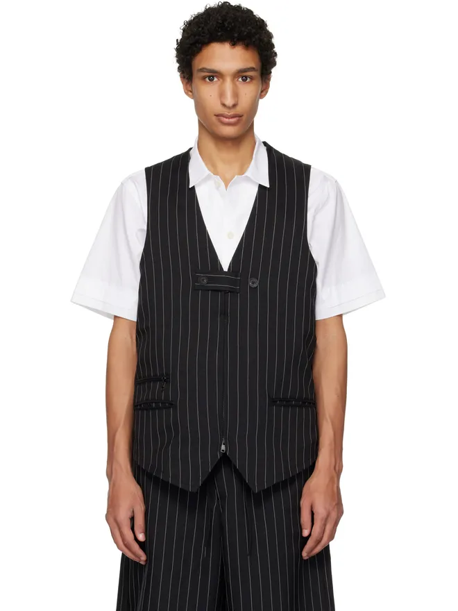 Y-3 Y-3 Sport Uniform Pinstripe テーラード ベストの商品画像