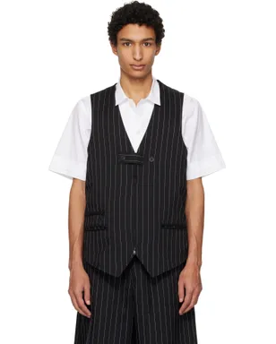 Y-3 Sport Uniform Pinstripe テーラード ベスト - サムネイル1