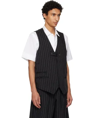 Y-3 Sport Uniform Pinstripe テーラード ベスト - サムネイル2