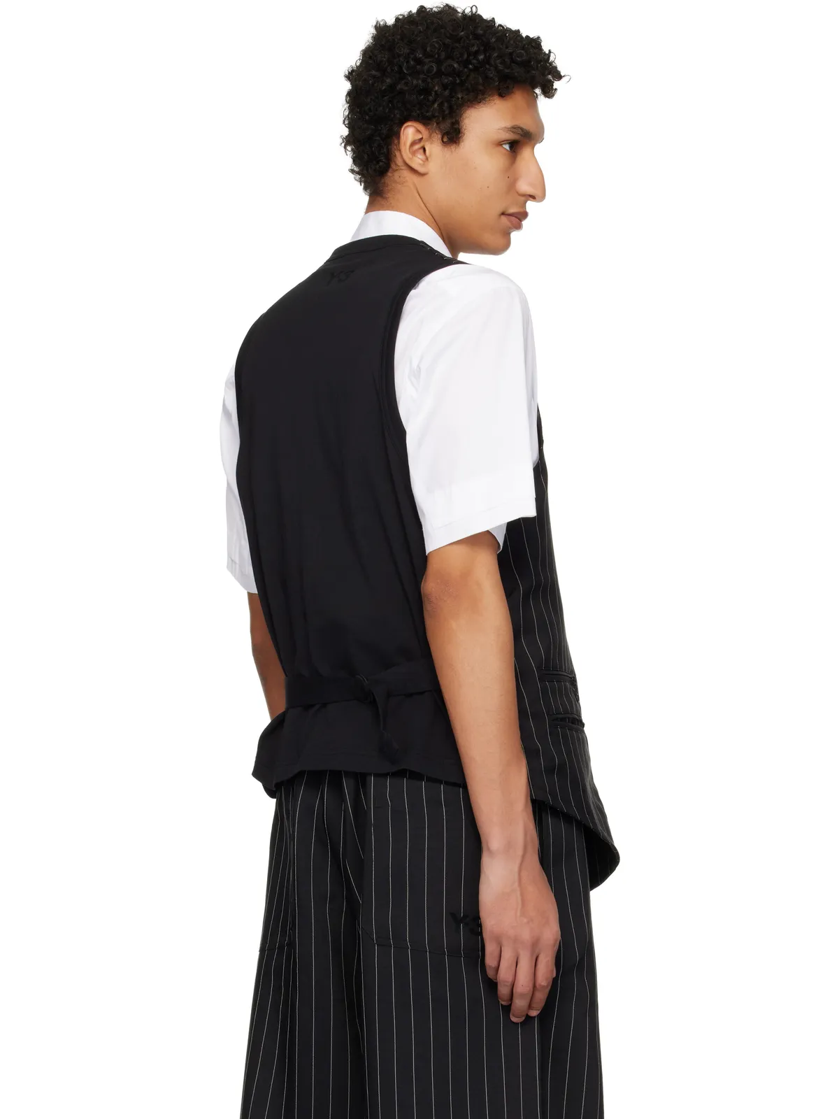 Y-3 Sport Uniform Pinstripe テーラード ベスト - 画像3