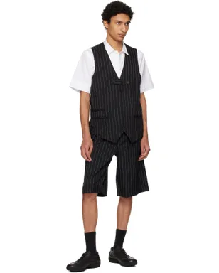 Y-3 Sport Uniform Pinstripe テーラード ベスト - サムネイル4