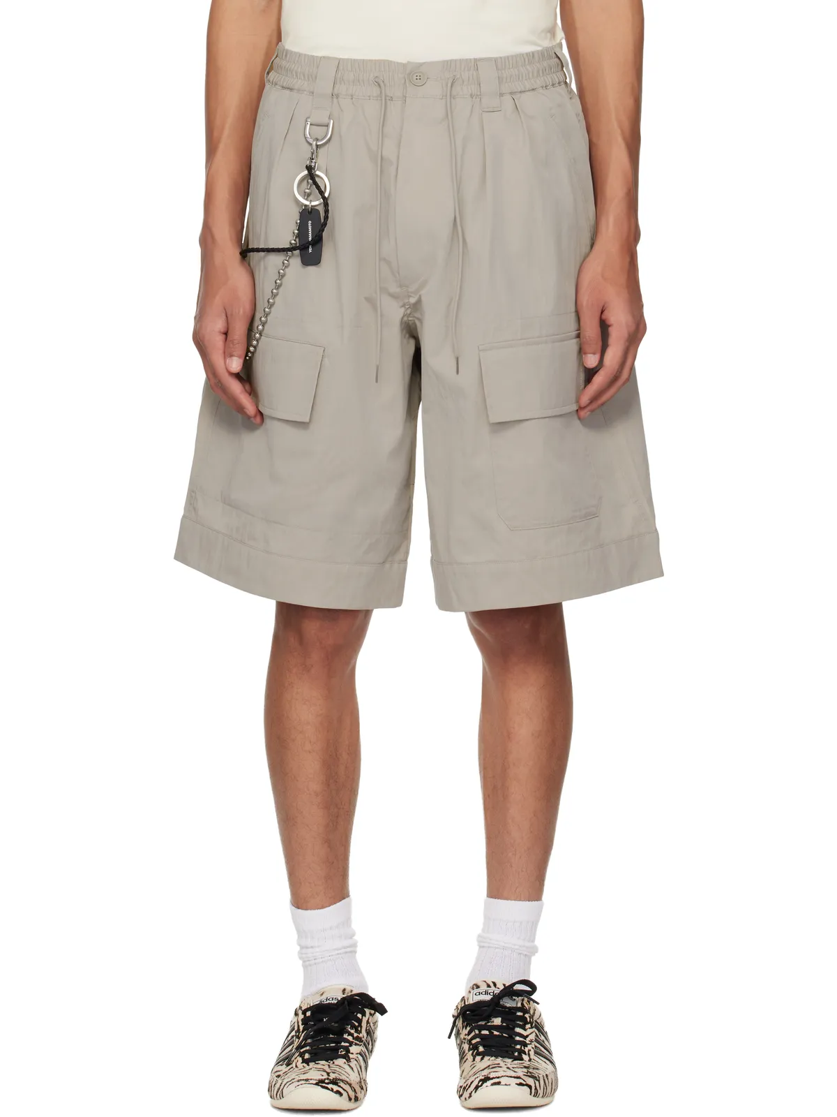 Y-3 ワイドレッグ カーゴショートパンツ - 画像1
