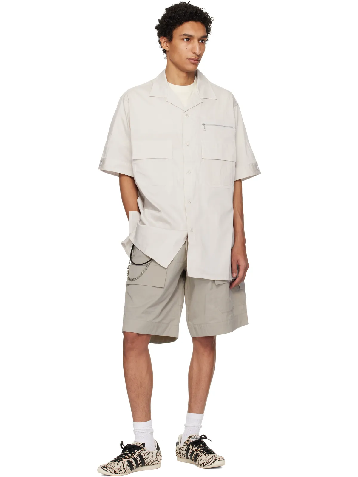 Y-3 ワイドレッグ カーゴショートパンツ - 画像5
