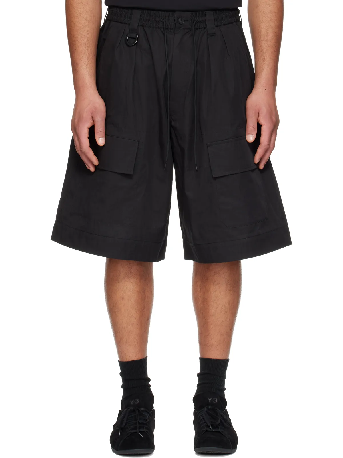 Y-3 ワイドレッグ ショートパンツ - 画像1
