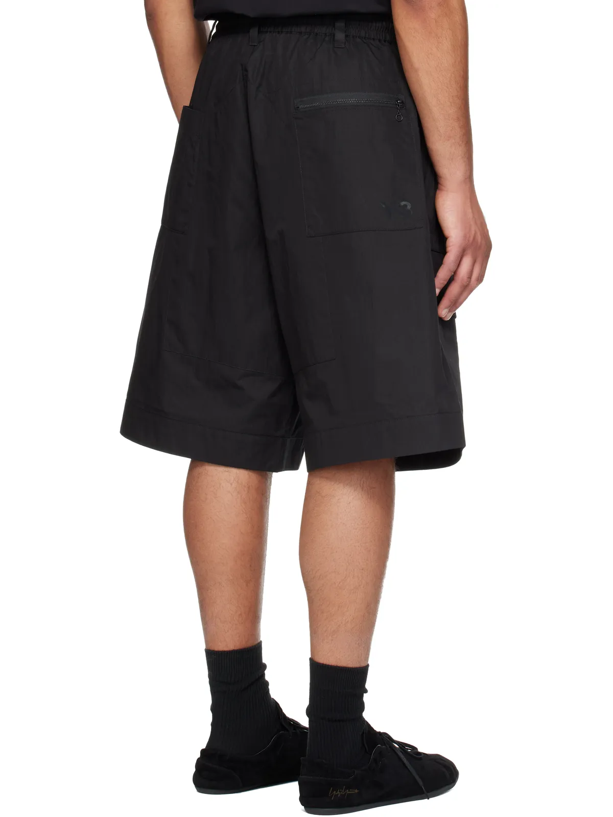 Y-3 ワイドレッグ ショートパンツ - 画像3