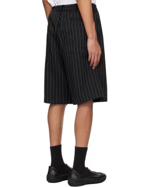 Y-3 Pinstripe Sport Uniform ショートパンツ - サムネイル3