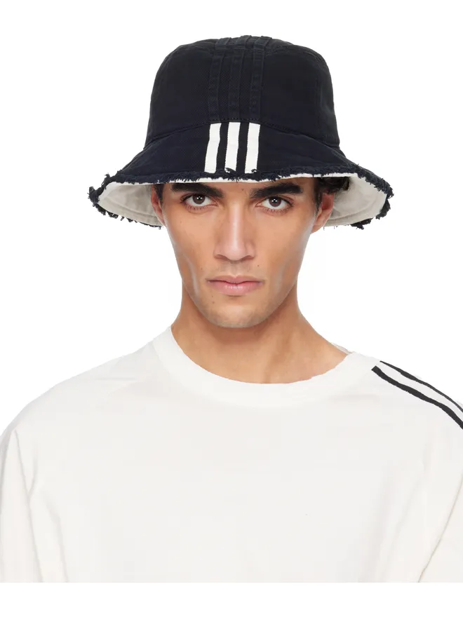 Y-3 Y-3 デニム ストライプ バケットハットの商品画像