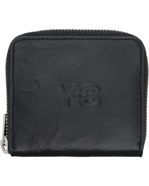 Y-3 Crinkle Leather 財布 - サムネイル1