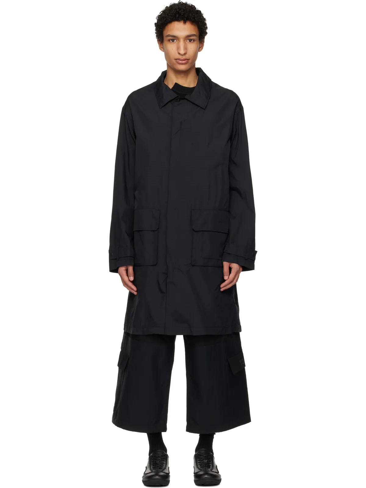 Y-3 ナイロン コート - 画像1