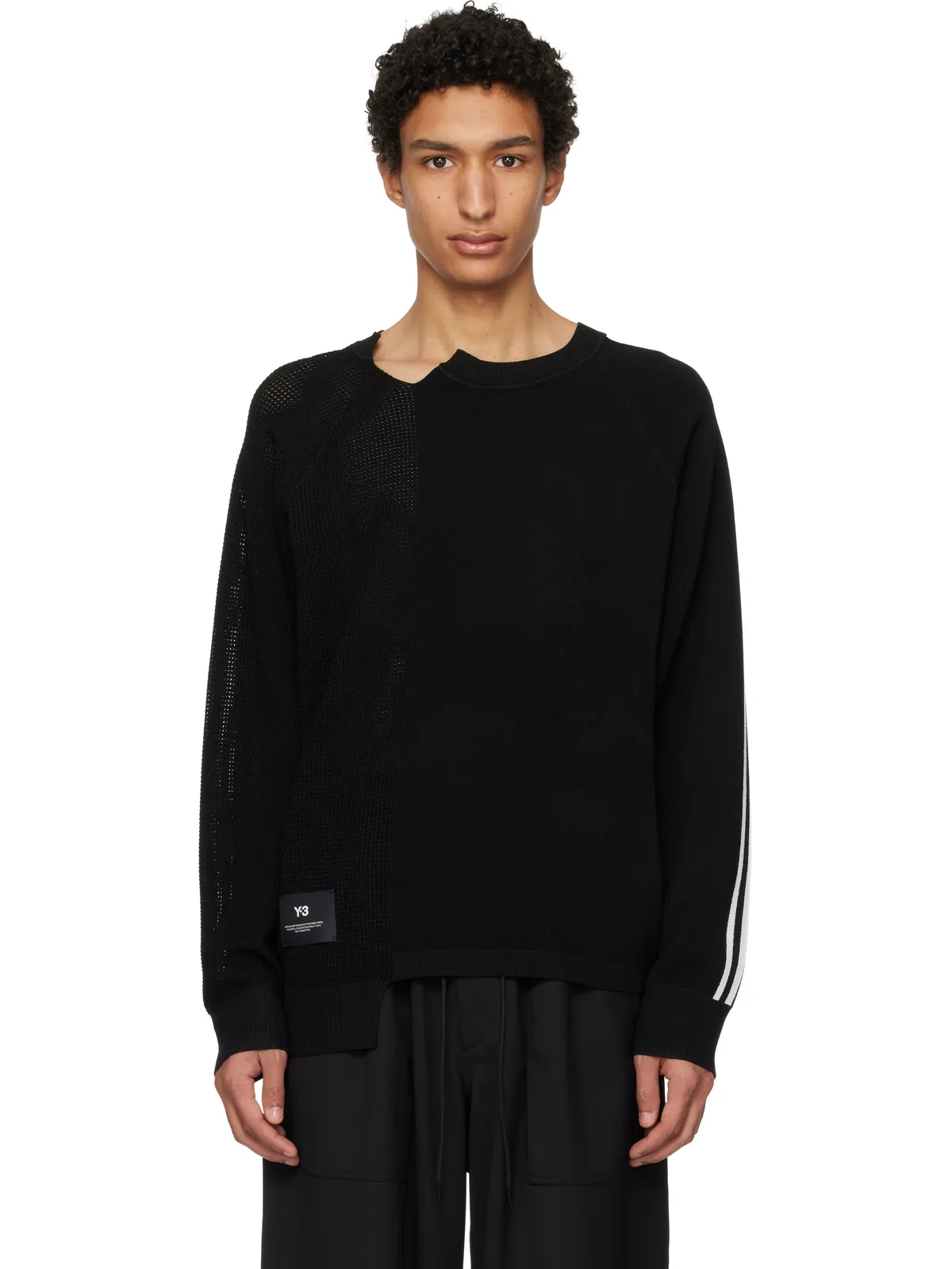 Y-3 ロゴ ニット セーター - 画像1