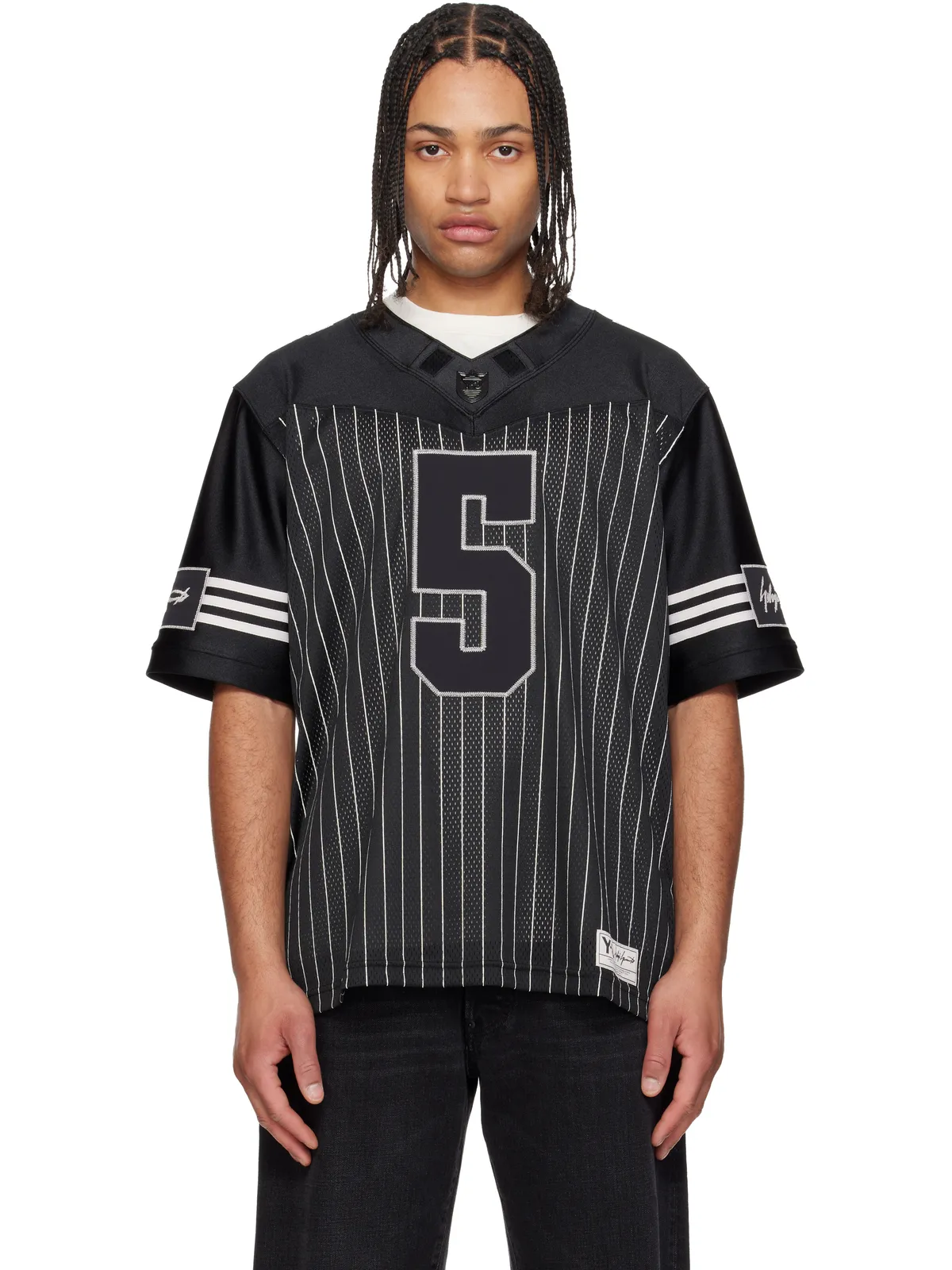 Y-3 Garret Wilson Football 半袖Tシャツ - 画像1