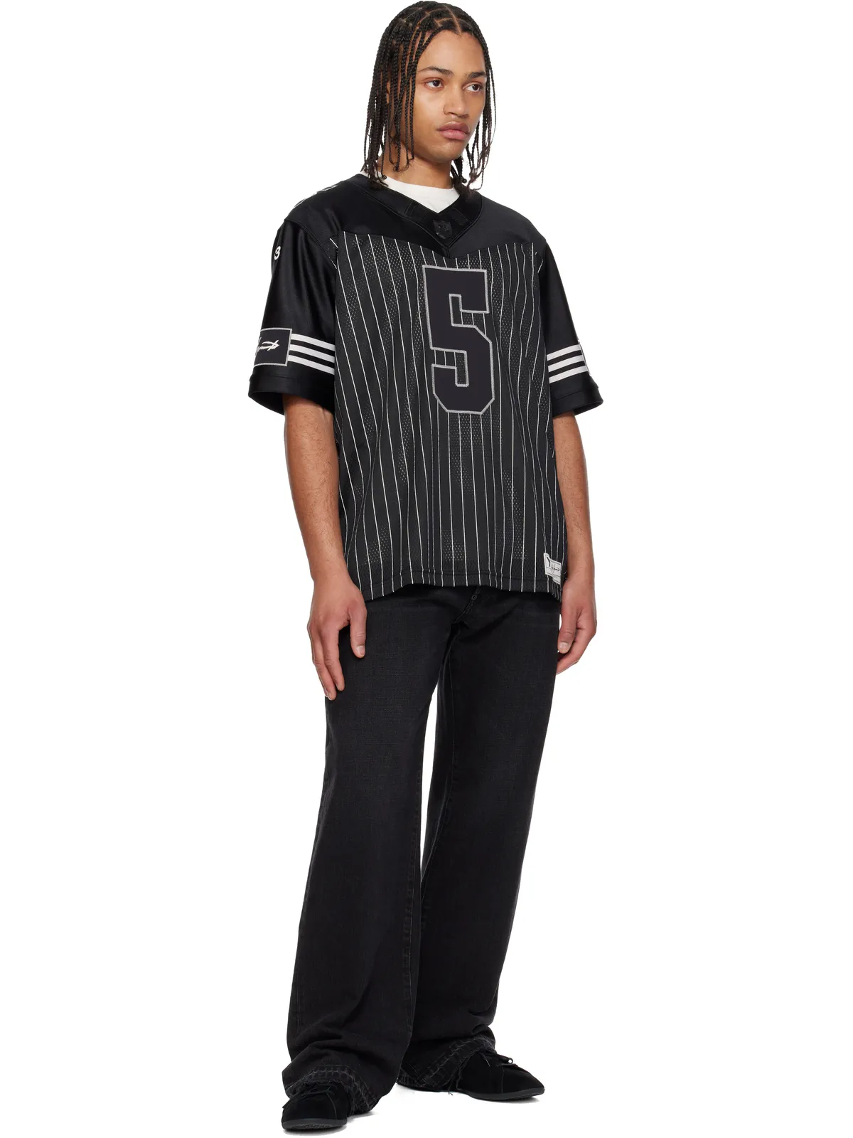 Y-3 Garret Wilson Football 半袖Tシャツ - 画像4