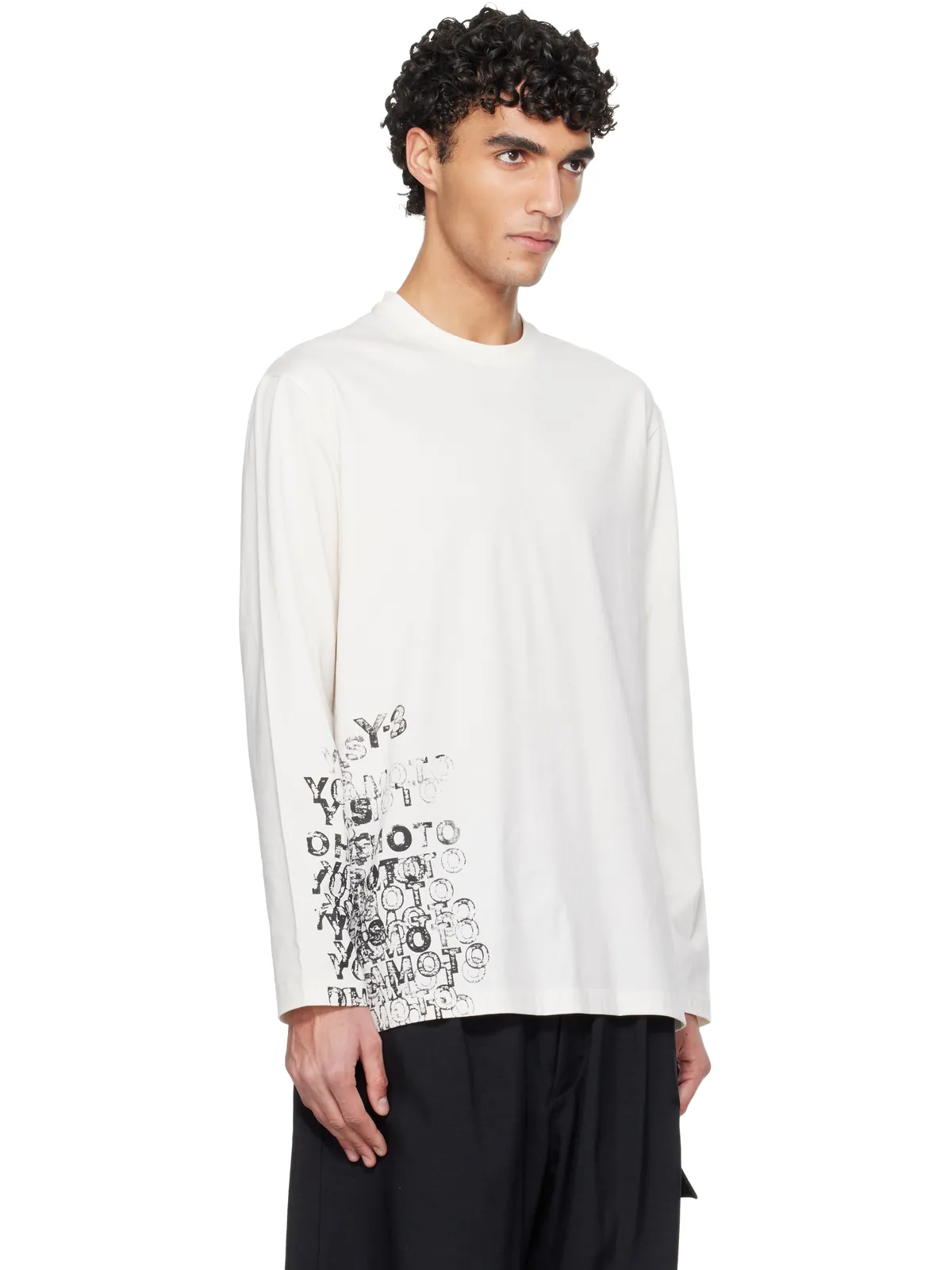 Y-3 GFX 長袖Tシャツ - 画像2