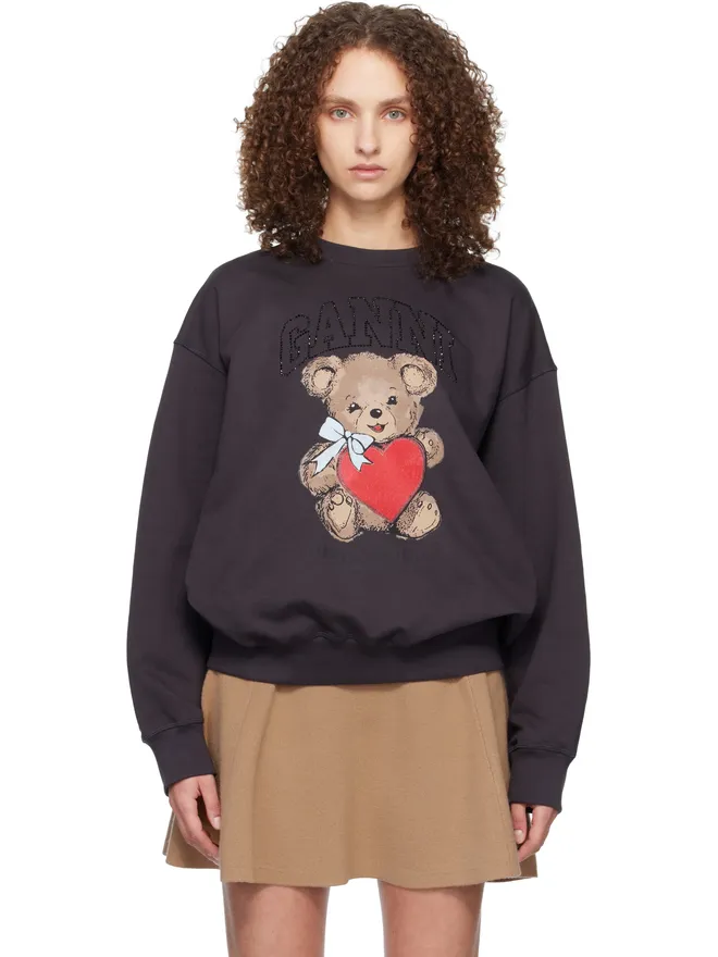 Ganni Ganni Bear スウェットシャツの商品画像