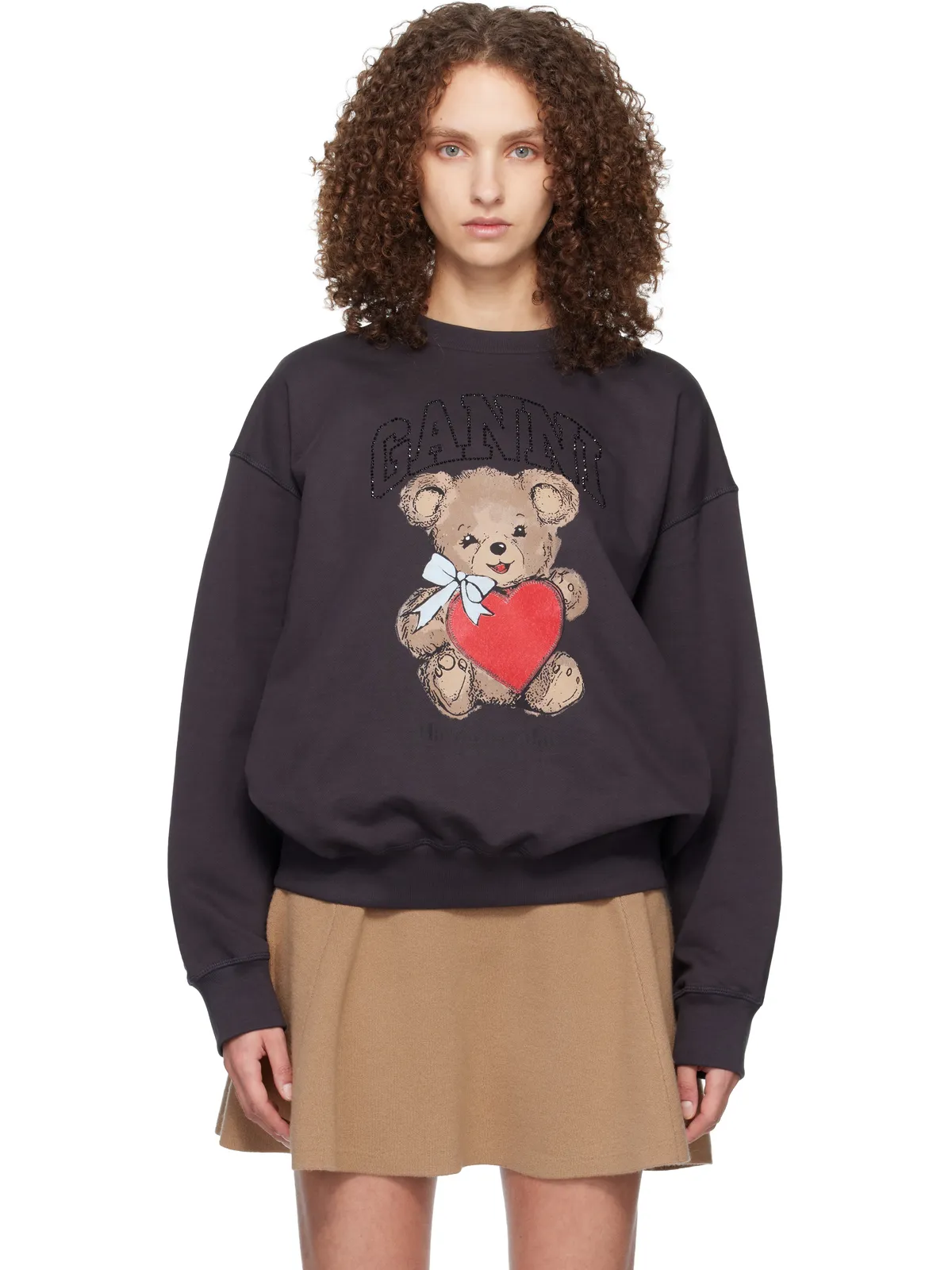 Ganni Bear スウェットシャツ - 画像1