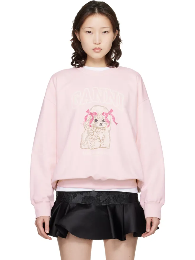 Ganni Ganni Poodle スウェットシャツの商品画像