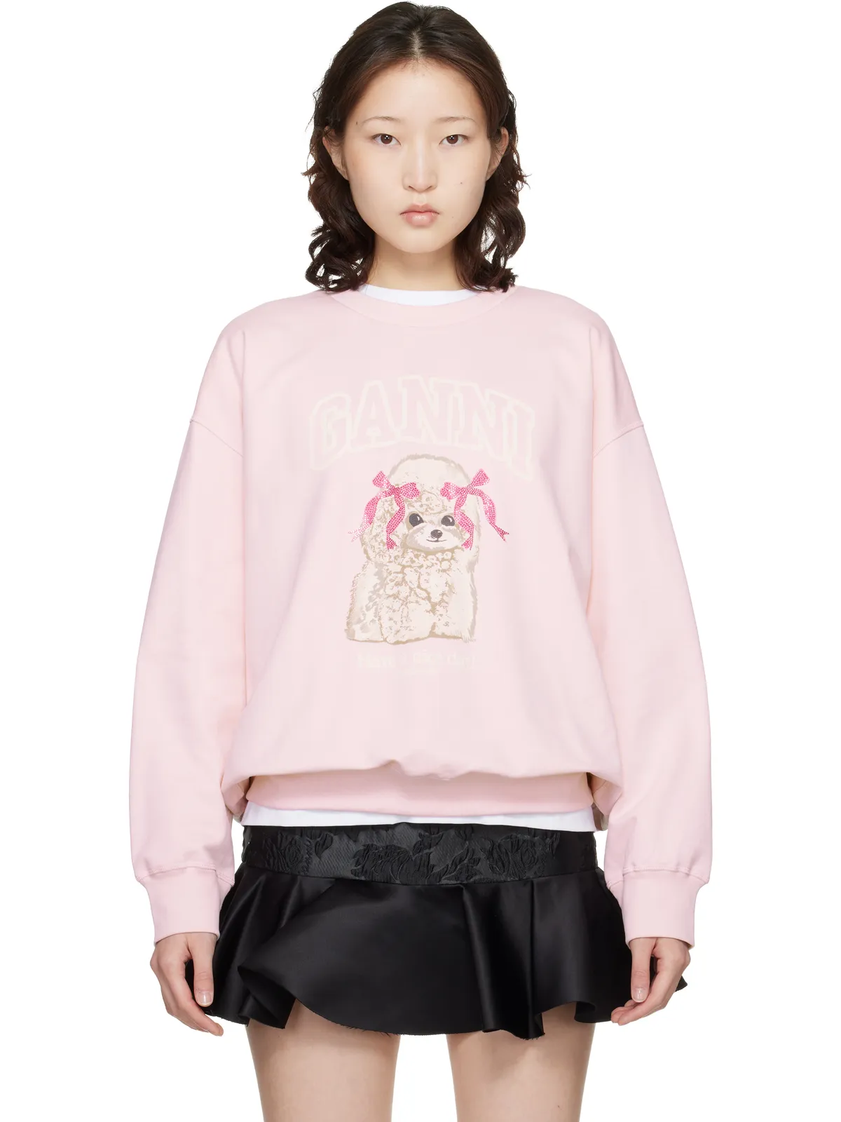 Ganni Poodle スウェットシャツ - 画像1
