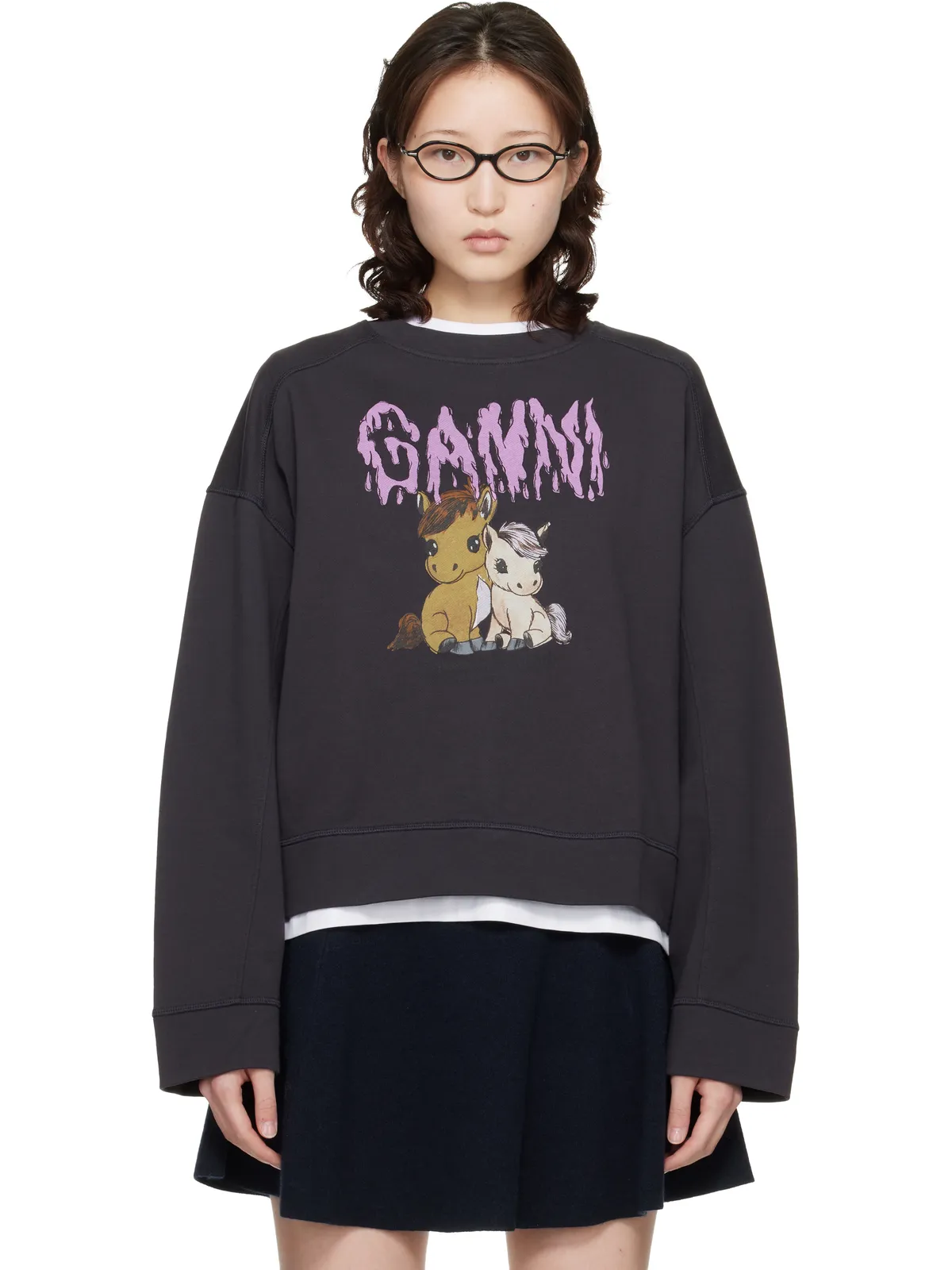 Ganni Isoli ジャージ スウェットシャツ - 画像1
