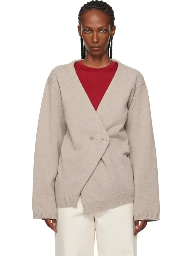 Rohe Rohe オフショルダー ラップカーディガンの商品画像