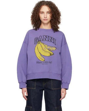 Ganni ヴィンテージ ウォッシュ スウェットシャツ - サムネイル1