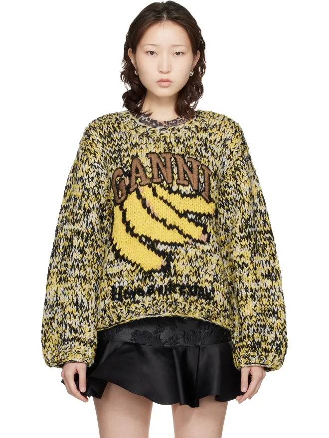Ganni Ganni Heavy Wool Handknit セーターの商品画像