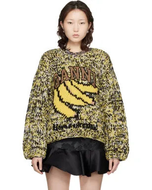 Ganni Heavy Wool Handknit セーター - サムネイル1