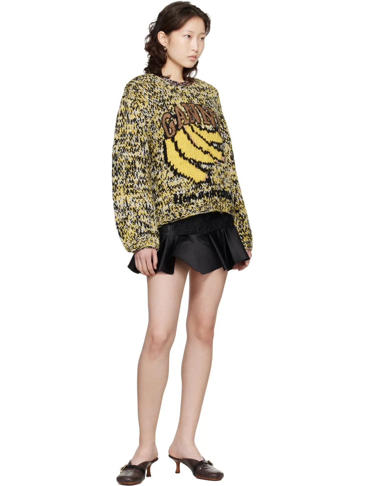 Ganni Heavy Wool Handknit セーター - 画像4