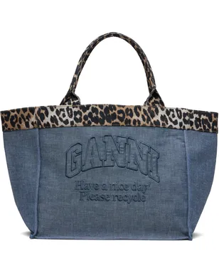 Ganni ミディアム Trapeze Shopper リバーシブル トートバッグ - サムネイル1