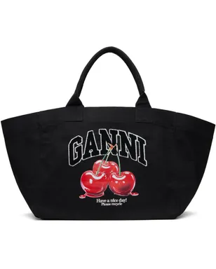 Ganni XXL Cherry トートバッグ - サムネイル1