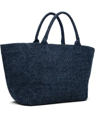 Ganni XXL Bear Tweed Denim Shopper トートバッグ - サムネイル3