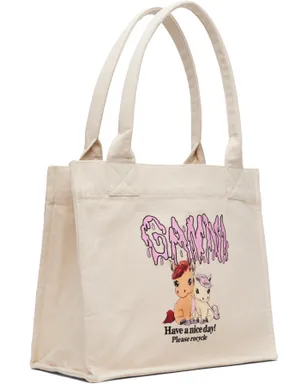 Ganni ラージ Pony Printed トートバッグ - サムネイル2
