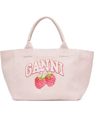 Ganni Trapeze Strawberry Shopper トートバッグ - サムネイル1
