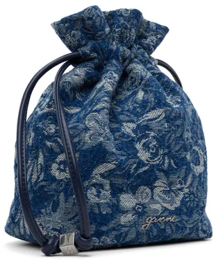 Ganni Tapestry デニム ポーチ - サムネイル2