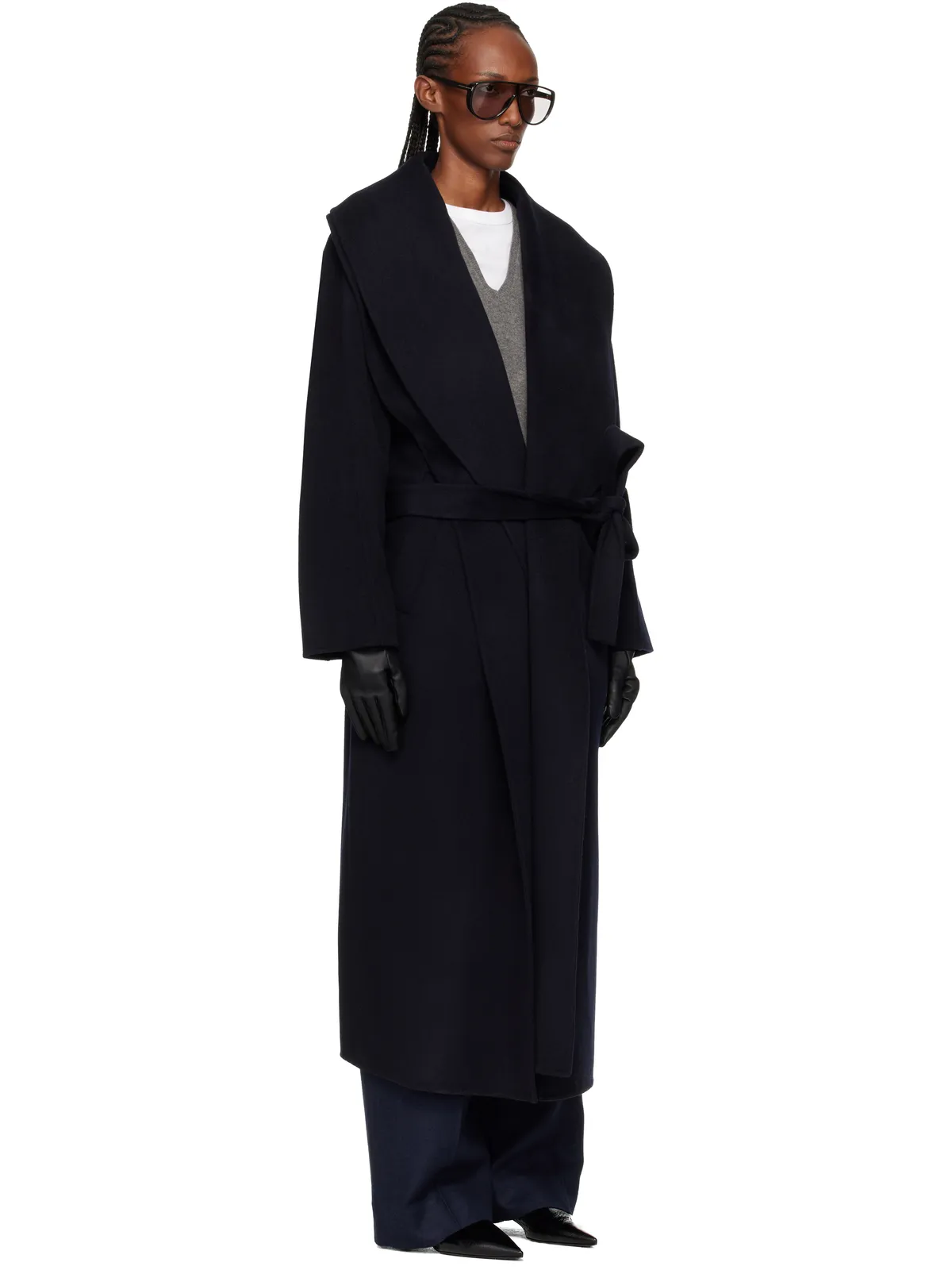 Rohe Signature Double-Faced Scarf コート - 画像2