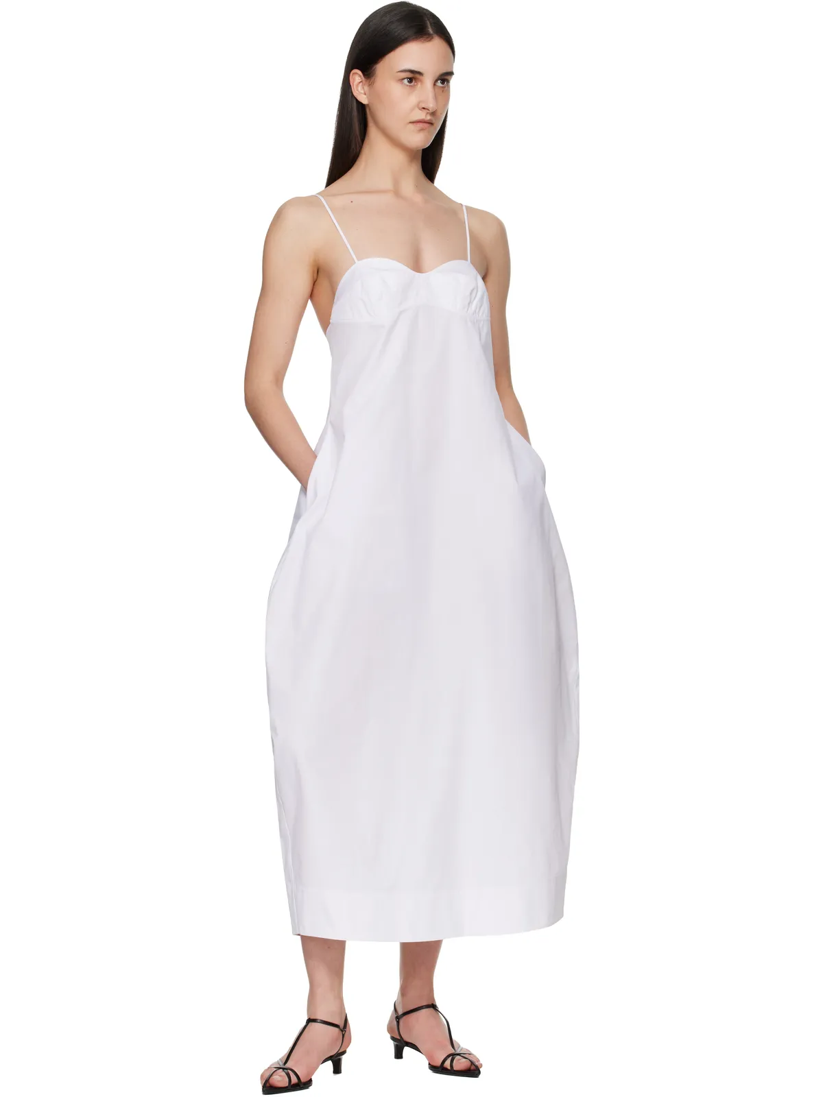Rohe Bustier Volume ミディアムワンピース - 画像4